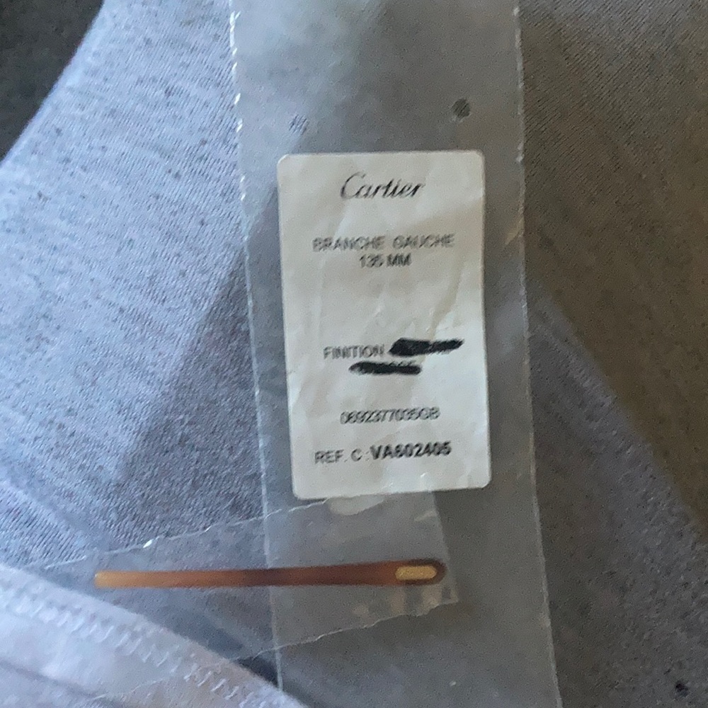 I have one  authentic Cartier temple